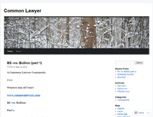 Tablet Screenshot of commonlawyer.wordpress.com