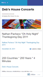 Mobile Screenshot of dhconcerts.wordpress.com