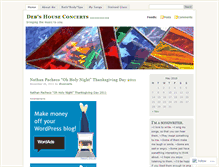 Tablet Screenshot of dhconcerts.wordpress.com