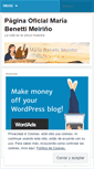 Mobile Screenshot of mariabenettiblog.wordpress.com