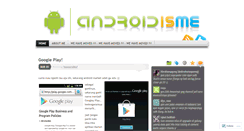 Desktop Screenshot of androidisme.wordpress.com
