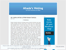 Tablet Screenshot of mhade.wordpress.com