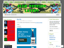 Tablet Screenshot of cplazers.wordpress.com