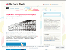 Tablet Screenshot of halftonepixels.wordpress.com