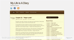 Desktop Screenshot of mylifeisadiary.wordpress.com
