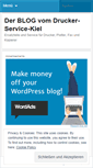 Mobile Screenshot of druckerservicekiel.wordpress.com