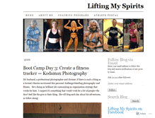 Tablet Screenshot of liftingmyspirits.wordpress.com