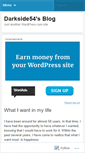 Mobile Screenshot of darkside54.wordpress.com