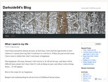 Tablet Screenshot of darkside54.wordpress.com
