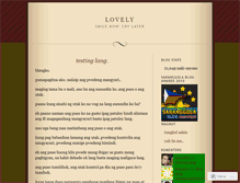 Tablet Screenshot of anakngpating.wordpress.com