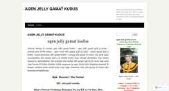 Desktop Screenshot of agenjellygamatkudus.wordpress.com