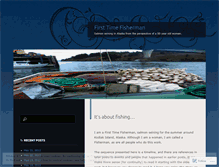 Tablet Screenshot of firsttimefisherman.wordpress.com
