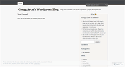 Desktop Screenshot of greggartzt.wordpress.com