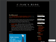 Tablet Screenshot of cnak.wordpress.com