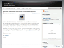 Tablet Screenshot of gentemac.wordpress.com