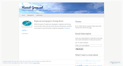 Desktop Screenshot of hgreenjournalist.wordpress.com