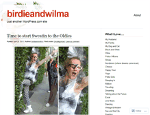 Tablet Screenshot of birdieandwilma.wordpress.com