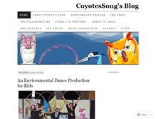 Tablet Screenshot of coyotessong1.wordpress.com