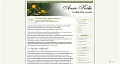 Desktop Screenshot of annekatto.wordpress.com