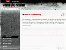 Tablet Screenshot of noble636.wordpress.com