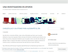 Tablet Screenshot of investigadoraenapuros.wordpress.com