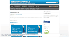 Desktop Screenshot of jeremyvanmaele.wordpress.com