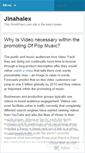 Mobile Screenshot of jinahalex.wordpress.com