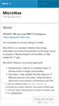 Mobile Screenshot of micronas.wordpress.com