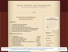 Tablet Screenshot of ponpesldiikarawang.wordpress.com