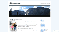 Desktop Screenshot of 365daysofcourage.wordpress.com
