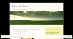 Desktop Screenshot of gratefulhome.wordpress.com
