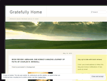 Tablet Screenshot of gratefulhome.wordpress.com