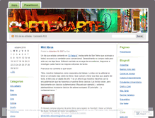 Tablet Screenshot of portenarte.wordpress.com