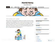 Tablet Screenshot of hhenrystories.wordpress.com
