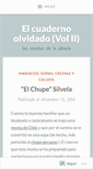 Mobile Screenshot of cuadernodecocina.wordpress.com