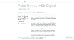 Desktop Screenshot of makemoneywithdigitalcamera.wordpress.com