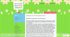 Desktop Screenshot of kleingarten.wordpress.com