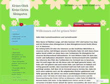 Tablet Screenshot of kleingarten.wordpress.com