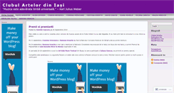 Desktop Screenshot of clubulartelor.wordpress.com
