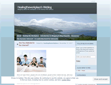 Tablet Screenshot of healingtheworkplace.wordpress.com
