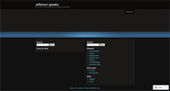 Desktop Screenshot of callmejefferson.wordpress.com
