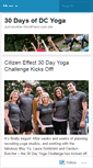 Mobile Screenshot of 30daysofdcyoga.wordpress.com