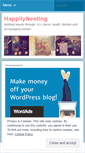 Mobile Screenshot of happilynesting.wordpress.com