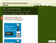 Tablet Screenshot of delnazarenobasset.wordpress.com