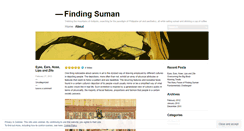 Desktop Screenshot of findingsuman.wordpress.com