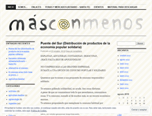 Tablet Screenshot of masconmenos.wordpress.com