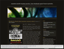 Tablet Screenshot of mansionmurdermysteries.wordpress.com