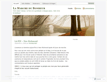 Tablet Screenshot of monsieurcalin.wordpress.com