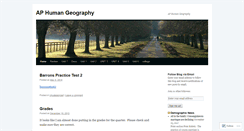 Desktop Screenshot of apgeographymhs.wordpress.com