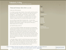 Tablet Screenshot of politichick.wordpress.com